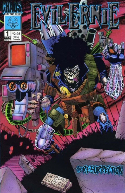 Chaos! Comics Evil Ernie: The Resurrection #1 Comic Book [Silver Foil Logo]