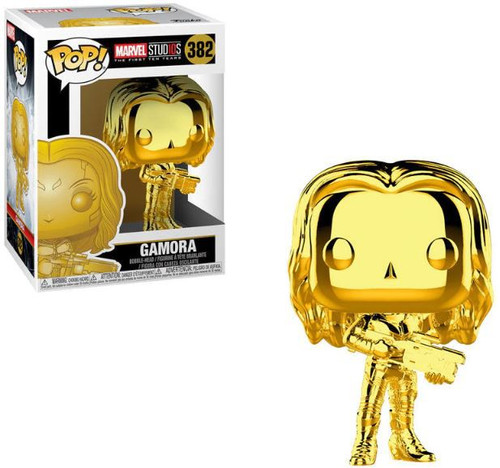 funko pop marvel gold chrome list