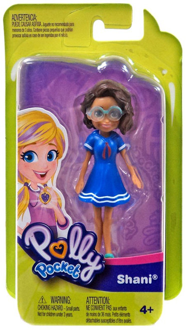 Polly Pocket Trendy Outfit Shani Mini Figure [Blue Dress]