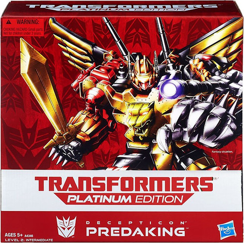 transformers platinum edition predaking