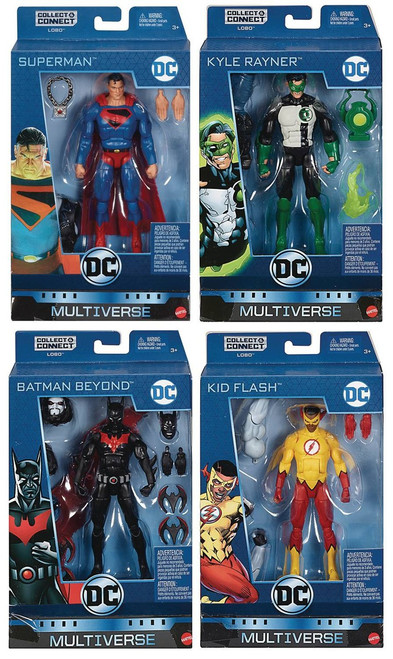 DC Comics Multiverse BAF Batman Ninja Set 6 Beast Boy Starfire Flash Nightwing J