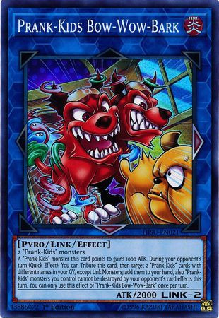 Yu-Gi-Oh! Prank-Kids Weather Washer - HISU-EN018 Super Rare 1st Edition Card (Hidden Summoners)