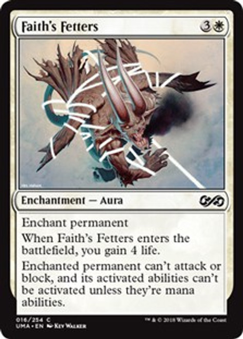 MtG Ultimate Masters Common Faith's Fetters #16