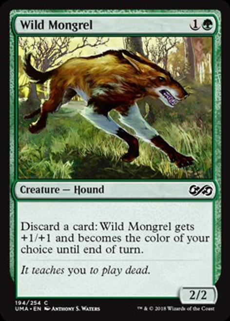 Magic The Gathering Ultimate Masters Single Card Common Wild Mongrel 194 Toywiz - roblox wild west wendigo