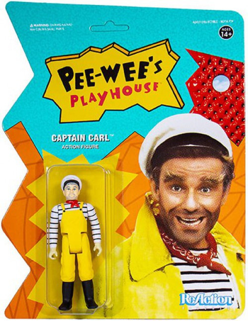 ReAction Pee Wees Playhouse Captain Carl Action Figure