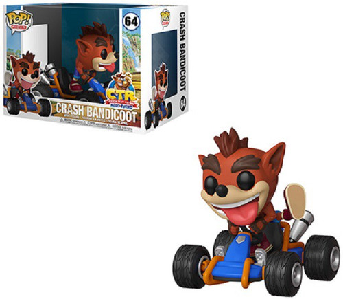Funko Crash Team Racing POP! Rides Crash Bandicoot Vinyl Figure #64