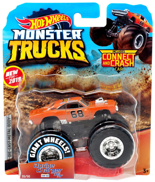 Hot Wheels Monster Trucks Dodge Charger Rt 164 Diecast Car 164 Mattel Toys Toywiz - rt black and neon blue roblox