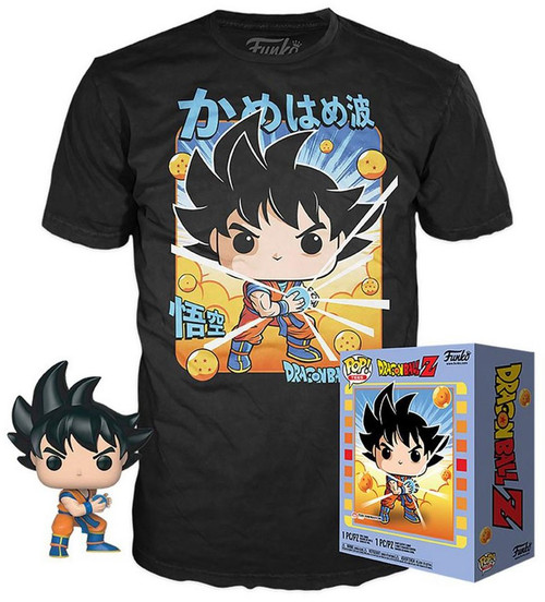 Funko Dragon Ball Z POP! Animation Goku Exclusive Vinyl Figure & T-Shirt [2X-Large]