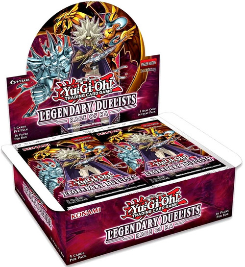 YuGiOh Trading Card Game Legendary Duelists Rage of Ra Booster Box [36 Packs]