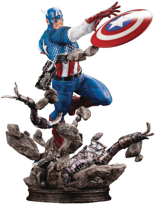 marvel superhero statues