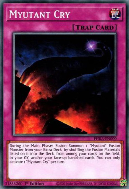 YuGiOh Phantom Rage Common Myutant Cry PHRA-EN000