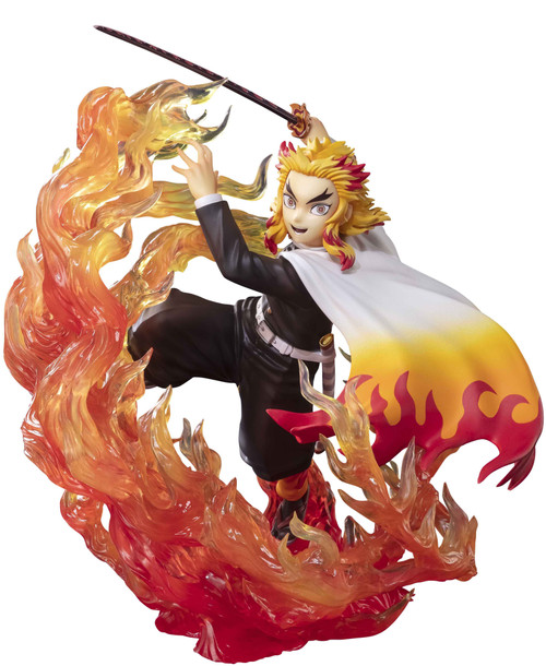 Demon Slayer Kimetsu No Yaiba Proplica Nichirin Sword 37 4 Prop Replica Kyojuro Rengoku Bandai Japan Toywiz
