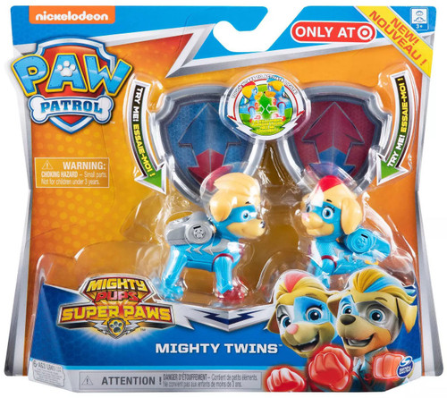 Paw Patrol Mighty Pups Super Paws Mighty Twins Exclusive Figure 2-Pack [Loose]