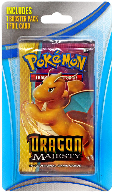 Pokemon Trading Card Game Dragon Majesty BLISTER Booster Pack [1 Pack (10 Cards) + 1 Foil Card]