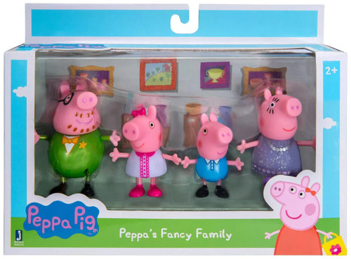 Peppa Pig Peppa's Fancy Family Figure 4-Pack [Peppa, George, Mummy & Daddy]