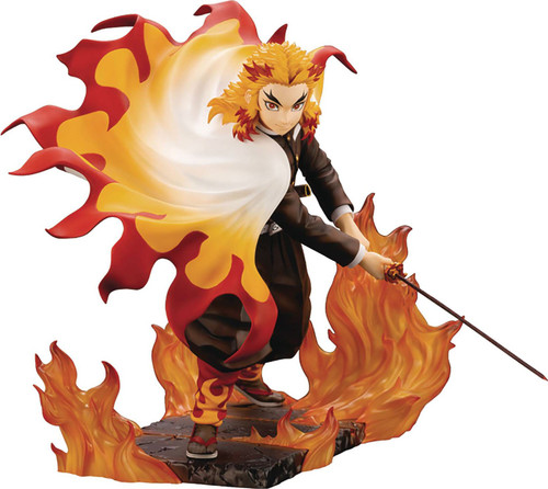 Demon Slayer Kimetsu No Yaiba Proplica Nichirin Sword 37 4 Prop Replica Kyojuro Rengoku Bandai Japan Toywiz