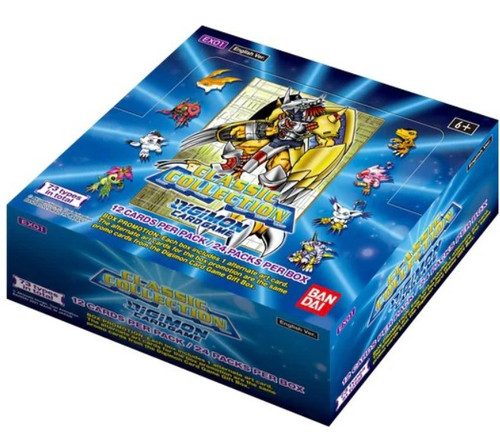 Digimon Trading Card Game Classic Collection Booster Box [24 Packs] (Pre-Order ships January)