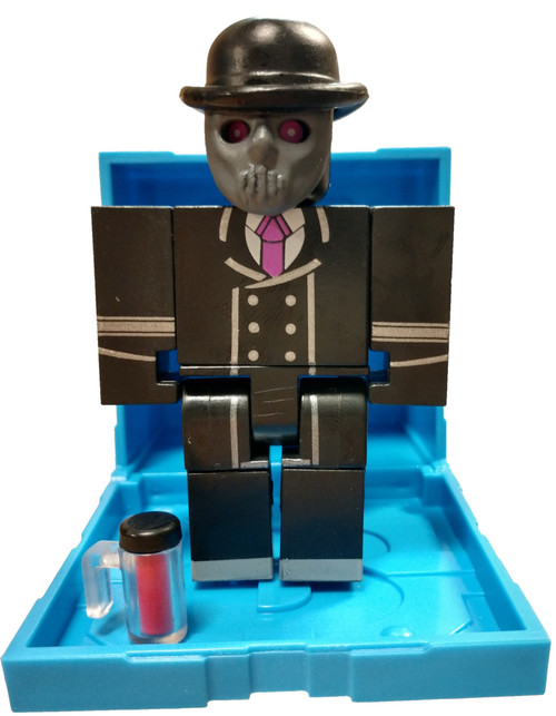 Roblox Series 7 High School Life Paul The Janitor 3 Mini Figure With Black Cube And Online Code Loose Jazwares Toywiz - blue neon lights fedora roblox