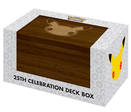 Ultra Pro Pokemon Trading Card Game 25th Celebration Wooden Deck Box (Pre-Order ships January)