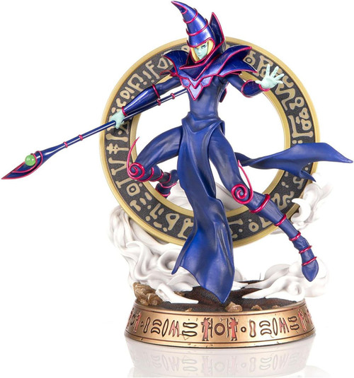 YuGiOh Dark Magician 12-Inch Collectible PVC Statue [Blue Variant] (Pre-Order ships September)