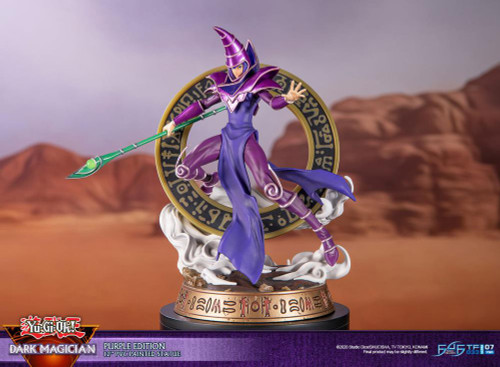YuGiOh Dark Magician 12-Inch Collectible PVC Statue [Purple Variant] (Pre-Order ships July)