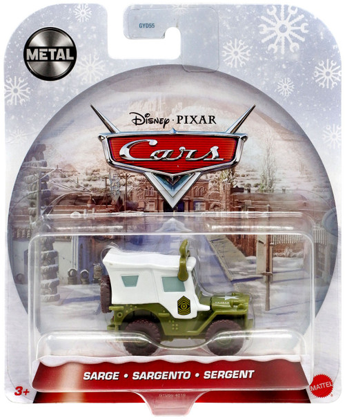 Disney / Pixar Cars Cars 3 Metal Sarge with Roof Lights Diecast Car