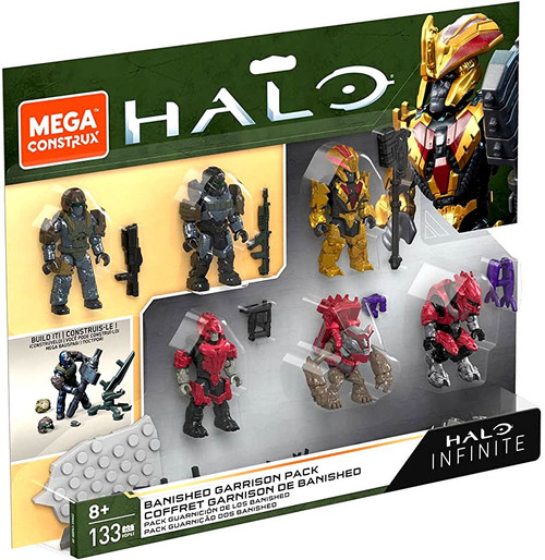 RARE 5X HALO Mega Bloks Construx Building Figure UNSC Elite - Foto 4
