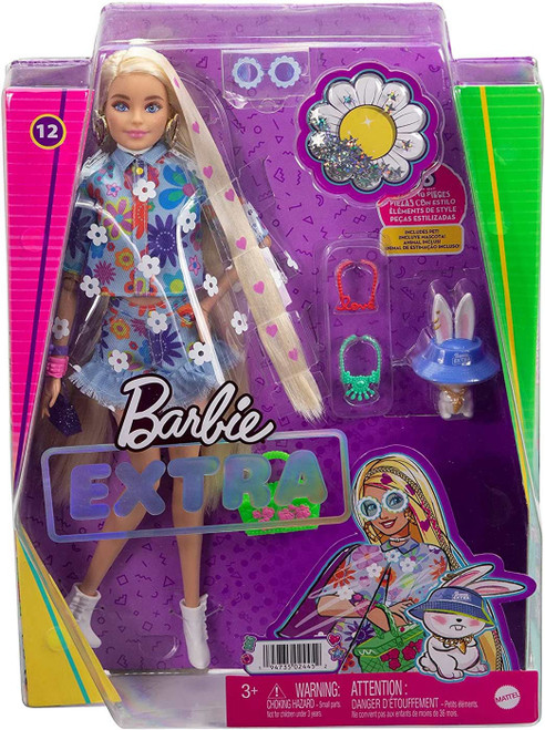 Barbie Extra #12 - Floral 2-Piece Outfit 13.25-Inch Doll