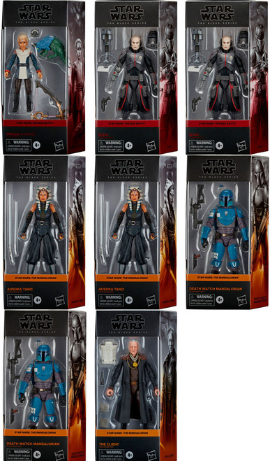 Star Wars Black Series 2022 Wave 1 Case of 8 Action Figures (Pre-Order ships February 2023)