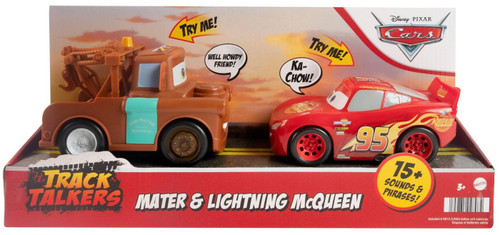 Disney / Pixar Cars Track Talkers Mater & Lightning McQueen Vehicle 2-Pack