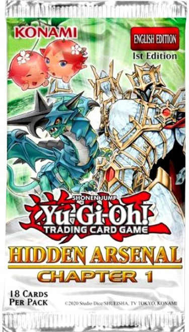 YuGiOh Trading Card Game Hidden Arsenal: Chapter 1 Booster Pack [18 Cards]