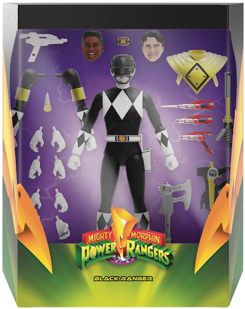 Mighty Morphin' Power Rangers Ultimates Wave 3 Black Ranger Action Figure (Pre-Order ships June)