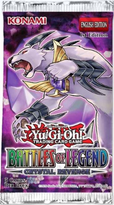 YuGiOh Trading Card Game Battles of Legend Crystal Revenge Booster Pack [5 Cards] (Pre-Order ships October)