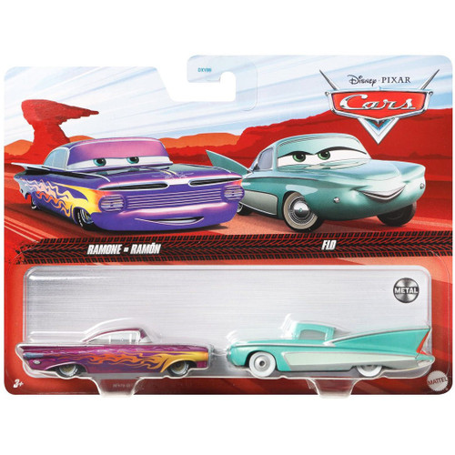 Disney / Pixar Cars Cars 3 Metal Ramone & Flo Diecast Car 2-Pack