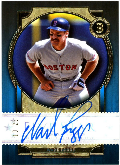 Wade Boggs 2021 Topps Five Star Button Patch Autograph /5 BOSTON RED SOX