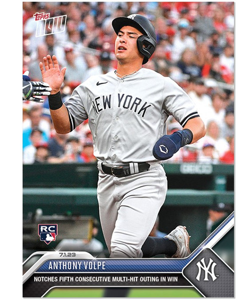 MLB New York Yankees 2022 Topps Now Baseball Single Card Jasson Dominguez  549 Rookie Card, Shows Off Incredible Power with 415 Foot Blast - ToyWiz