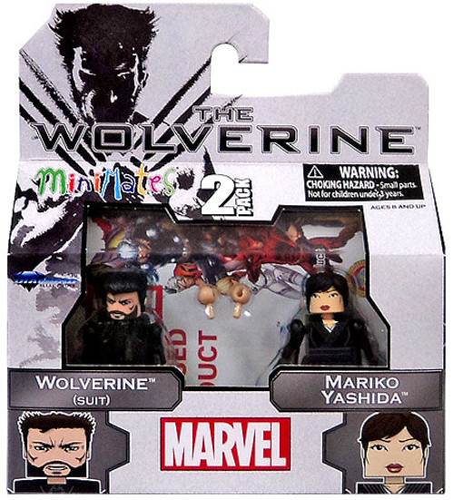The Wolverine Minimates Series 52 Wolverine [Suit] & Mariko Yashida Minifigure 2-Pack