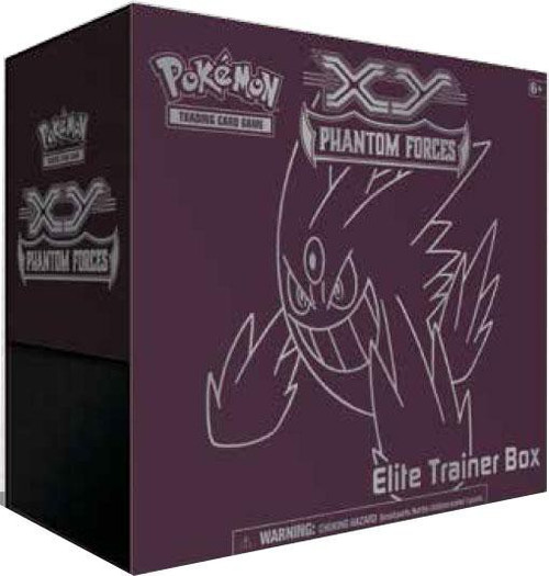Pokemon Trading Card Game XY Phantom Forces Gengar Elite Trainer Box [8 Booster Packs, 65 Card Sleeves, 45 Energy Cards & More]