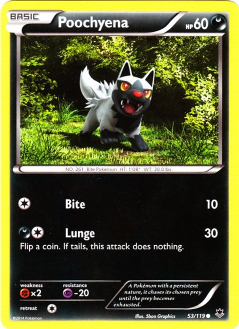 Pokemon X Y Phantom Forces Single Card Rare Mightyena 54 Toywiz - roblox phantom forces chosen one