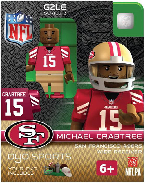 San Francisco 49ers NFL Generation 2 Series 2 Michael Crabtree Minifigure