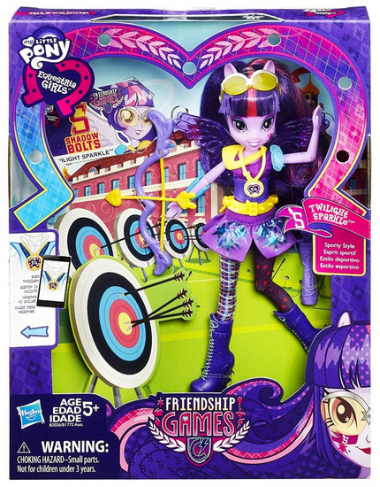 My Little Pony Equestria Girls Friendship Games Twilight Sparkle Doll Set Sporty Style Hasbro Toys Toywiz - friend num num girl roblox
