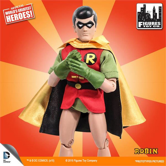 Super Friends ROBIN SERIES 1;  8 INCH ACTION FIGURE MOSC NEW MINT 