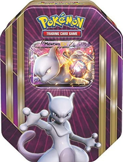 Pokemon Trading Card Game 2016 Mewtwo Ex Tin Set 4 Booster Packs Promo Card Pokemon Usa Toywiz 