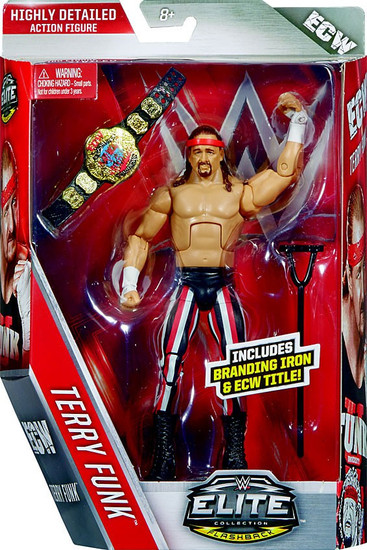 WWE Wrestling Elite Collection Series 41 Terry Funk 6 Action Figure ...