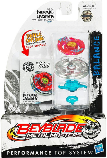 Toupie Beyblade Metal Masters Thermal Lacerta BB-74 Hasbro Avec Lanceur (Neuf)