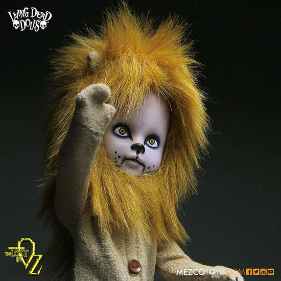 Living Dead Dolls Lost In Oz Teddy as The Lion 10 Doll 