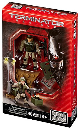 Mega Bloks Terminator Genisys Resistance Soldier Set #38205