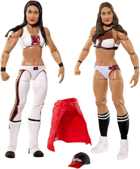 Wwe Wrestling Battle Pack Series 43 Nikki Brie Bella Twins 6 Action Figure 2 Pack White Outfits Mattel Toys Toywiz - the bella twins theme roblox