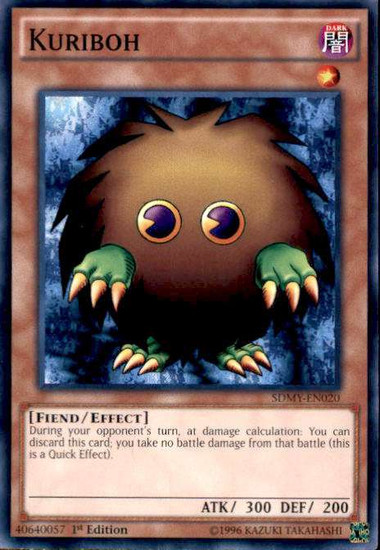 YuGiOh Yugi Muto Structure Deck Single Card Common Kuriboh ...