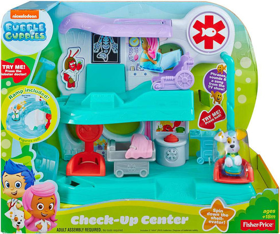 Fisher Price Bubble Guppies Check Up Center Playset Toywiz - roblox roleplay first day of school with baby alive molly